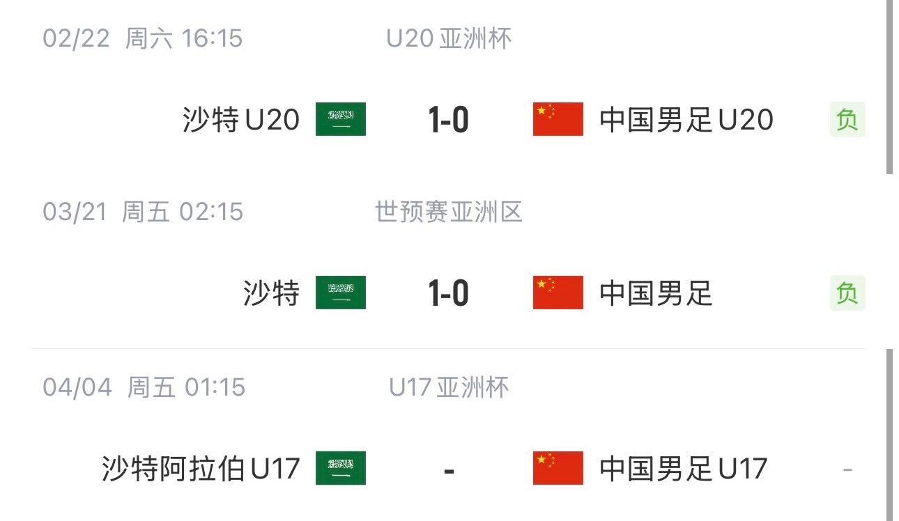 國(guó)字號(hào)三遇沙特！國(guó)少U17亞洲杯首戰(zhàn)對(duì)陣沙特，此前國(guó)足&國(guó)青均負(fù)